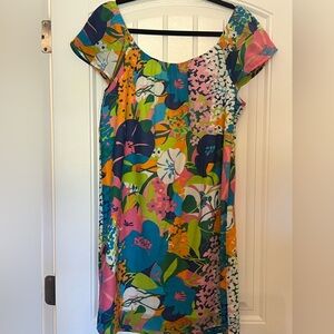 Tori Richard Multicolor Floral Casual Dress